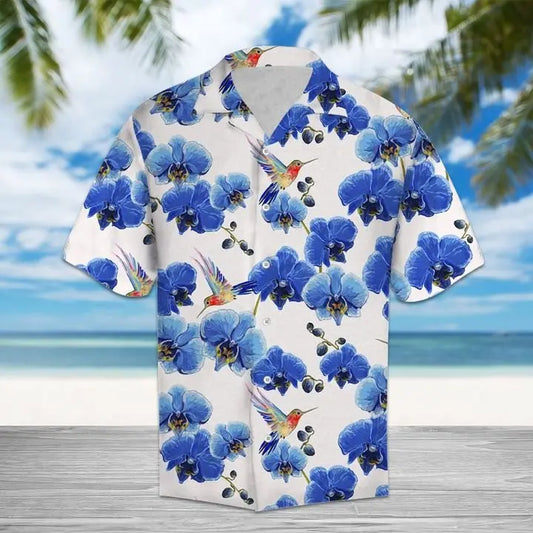 Hawaiian Shirt / Adults / S Amazing Hummingbird Hawaiian Shirt Summer Button Up