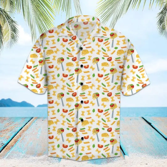 Hawaiian Shirt / Adults / S Amazing Italian Pasta Hawaiian Shirt Summer Button Up