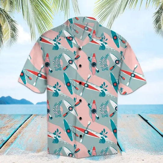 Hawaiian Shirt / Adults / S Amazing Kayak Hawaiian Shirt Summer Button Up