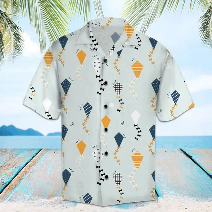 Hawaiian Shirt / Adults / S Amazing Kite Hawaiian Shirt Summer Button Up