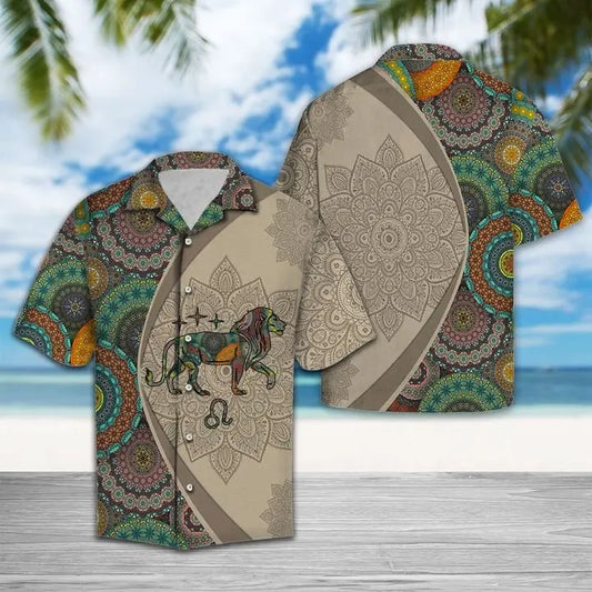 Hawaiian Shirt / Adults / S Amazing Leo Horoscope Hawaiian Shirt Summer Button Up