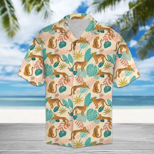 Hawaiian Shirt / Adults / S Amazing Leopard Hawaiian Shirt Summer Button Up