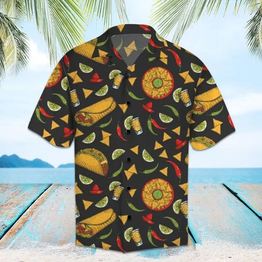 Hawaiian Shirt / Adults / S Amazing Mexican Food Hawaiian Shirt Summer Button Up