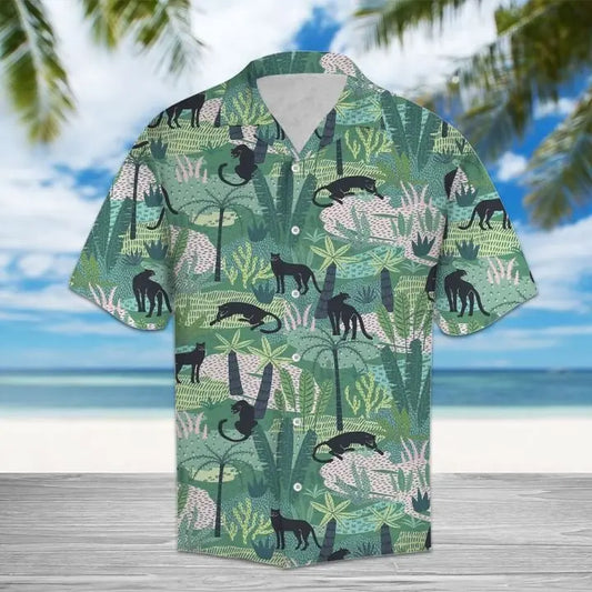 Hawaiian Shirt / Adults / S Amazing Panther Hawaiian Shirt Summer Button Up