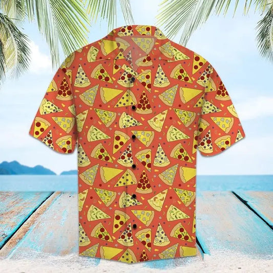 Hawaiian Shirt / Adults / S Amazing Pizza Hawaiian Shirt Summer Button Up