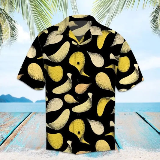 Hawaiian Shirt / Adults / S Amazing Potato Chips Hawaiian Shirt Summer Button Up