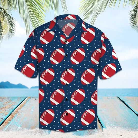 Hawaiian Shirt / Adults / S Amazing Rugby Hawaiian Shirt Summer Button Up