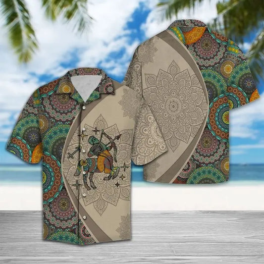 Hawaiian Shirt / Adults / S Amazing Sagittarius Horoscope Hawaiian Shirt Summer Button Up