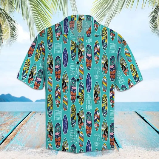 Hawaiian Shirt / Adults / S Amazing Surf Hawaiian Shirt Summer Button Up