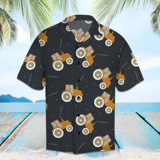 Hawaiian Shirt / Adults / S Amazing Tractor Hawaiian Shirt Summer Button Up