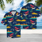 Hawaiian Shirt / Adults / S Amazing Trex Hawaiian Shirt Summer Button Up