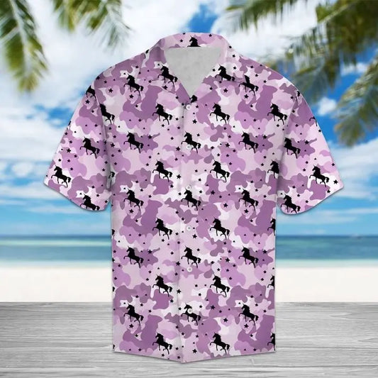 Hawaiian Shirt / Adults / S Amazing Unicorn Hawaiian Shirt Summer Button Up