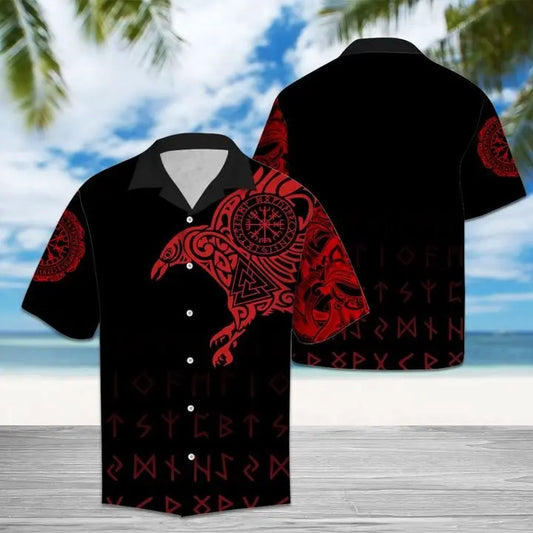 Hawaiian Shirt / Adults / S Amazing Viking Hawaiian Shirt Summer Button Up