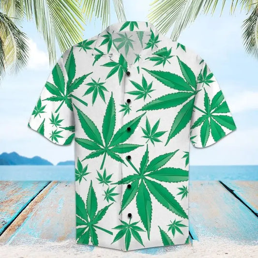 Hawaiian Shirt / Adults / S Amazing Weed Hawaiian Shirt Summer Button Up