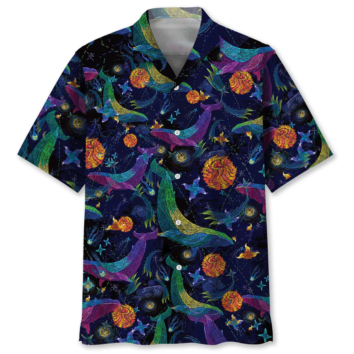 Hawaiian Shirt / Adults / S Amazing Whale Hawaiian Shirt