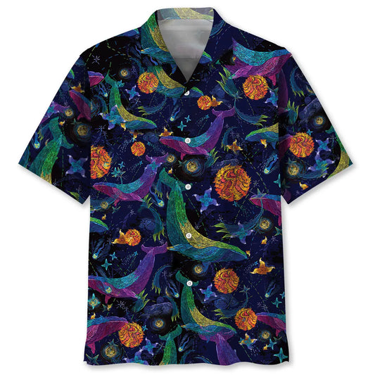 Hawaiian Shirt / Adults / S Amazing Whale Hawaiian Shirt