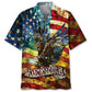 Hawaiian Shirt / Adults / S America Bald Eagle Stained Glass Art Hawaiian Shirt