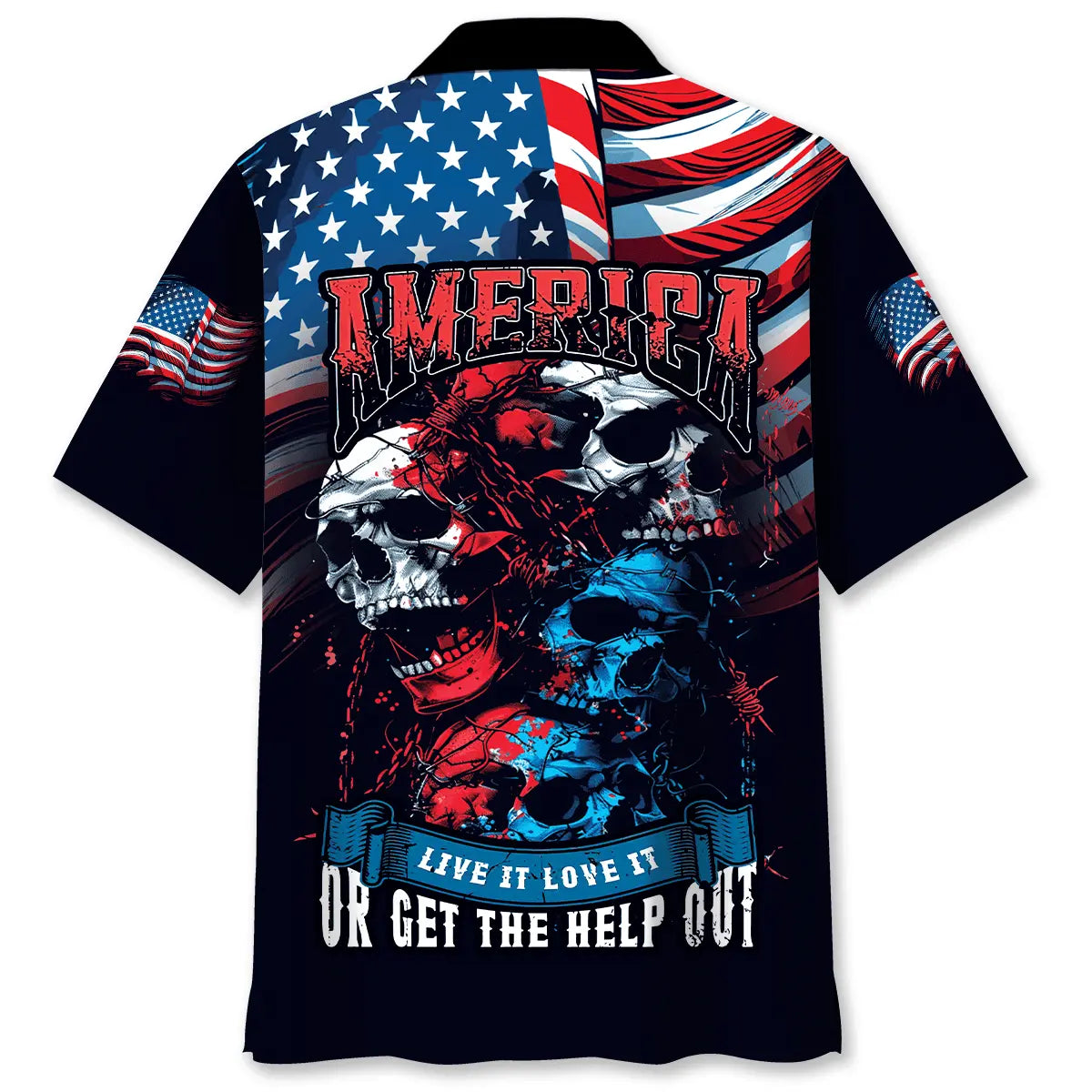 America Live It Love It Hawaiian Shirt
