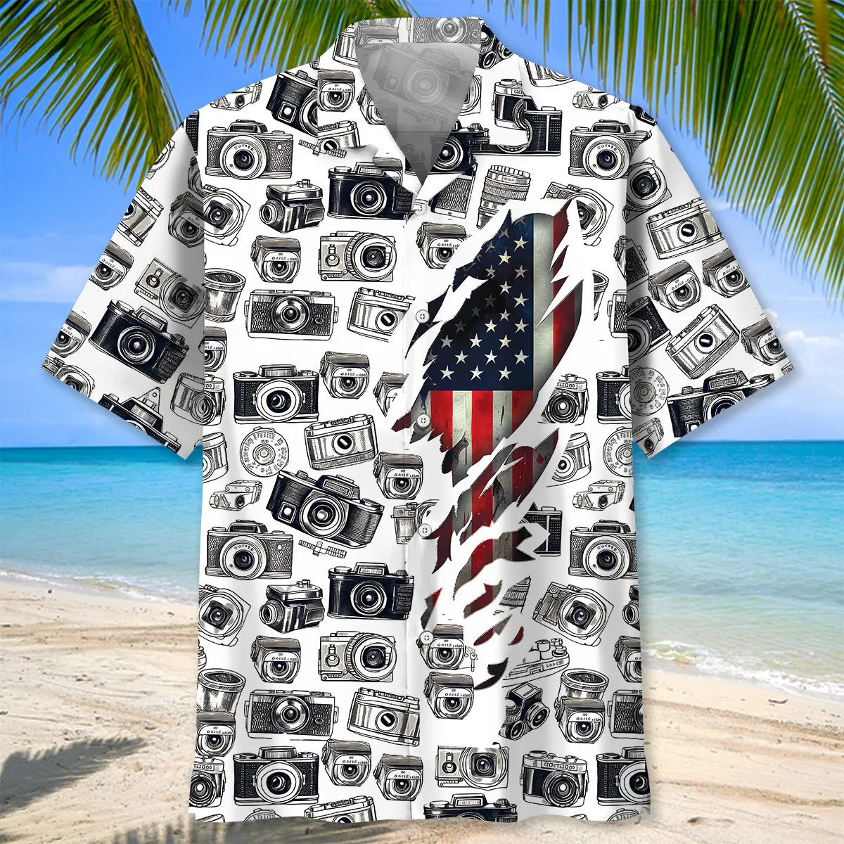 America Photographer Hawaiian Shirt