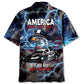 Hawaiian Shirt / Adults / S America Police Live It Love It Hawaiian Shirt