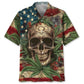 Hawaiian Shirt / Adults / S America Skull Hawaiian Shirt