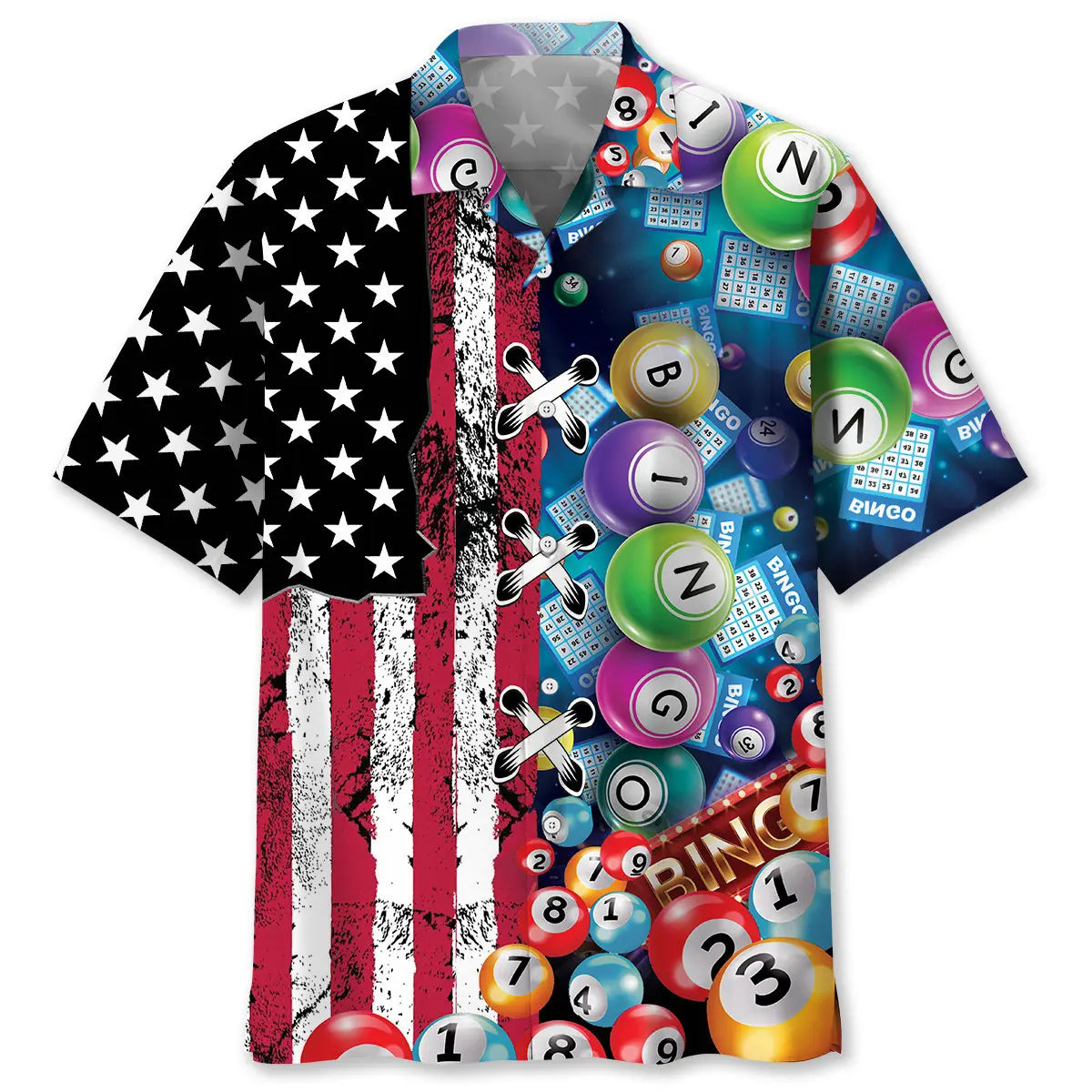 Hawaiian Shirt / Adults / S American Bingo Hawaiian Shirt