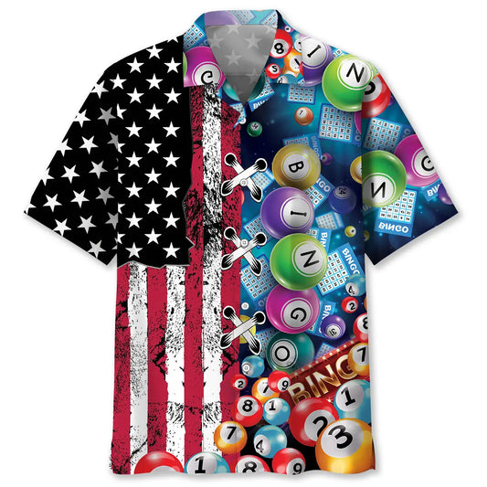 Hawaiian Shirt / Adults / S American Bingo Hawaiian Shirt