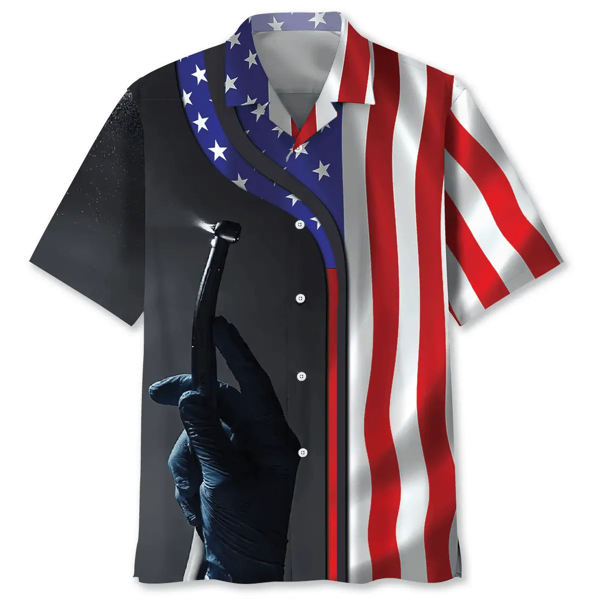 Hawaiian Shirt / Adults / S American Dentist Proud Hawaiian Shirt