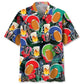 Hawaiian Shirt / Adults / S American Football Beer Tropical Hawaiian Shirt