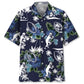 Hawaiian Shirt / Adults / S American Football Blue Nature Hawaiian Shirt