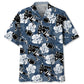 Hawaiian Shirt / Adults / S American Football Hibiscus Hawaiian Shirt
