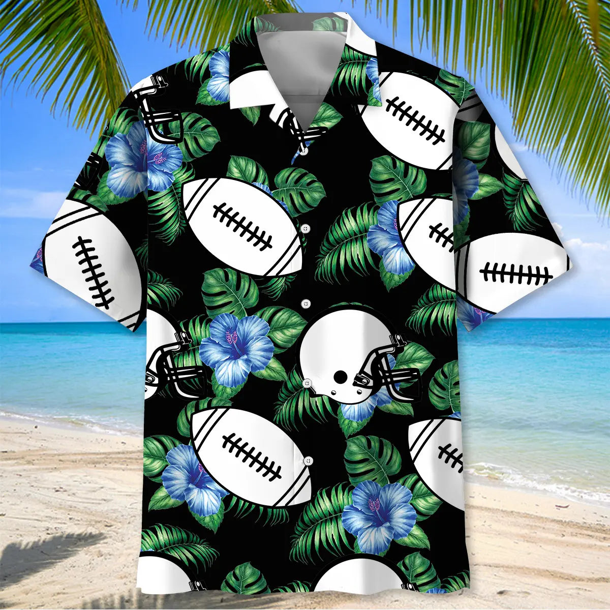 American Football Vintage Hawaiian Shirt