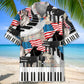 American Piano Patriotic Hawaiian Shirt