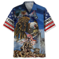 American Pride US Veterans Hawaiian Shirt
