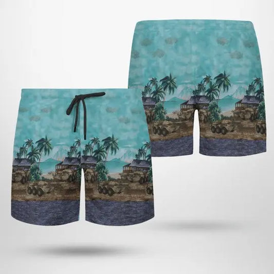 Hawaiian Shirt / Adults / S Amx-10 Rc French Army Hawaiian Shirt