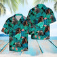 Hawaiian Shirt / Adults / S Andalusian Horse Green Tropical Hawaiian Shirt Summer Button Up