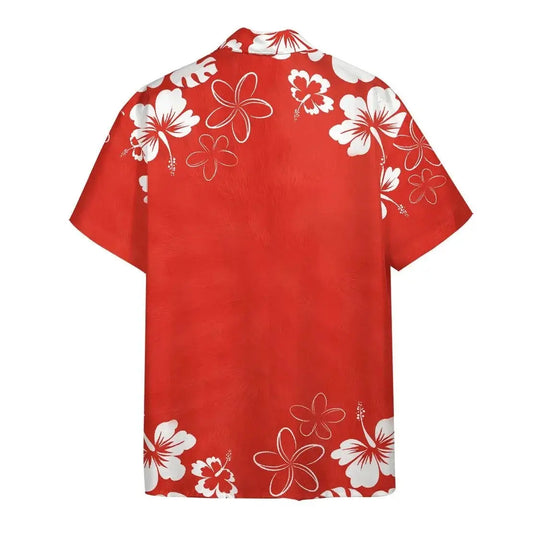 Hawaiian Shirt / Adults / S Angry Red Bird Short Sleeve Hawaiian Shirt