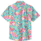 Aohadaddy Beach Coconut Tree Flamingo Summer Vacation Hawaiian Shirt