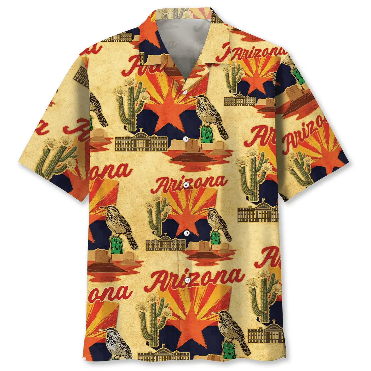 Hawaiian Shirt / Adults / S Arizona Proud Desert Hawaiian Shirt