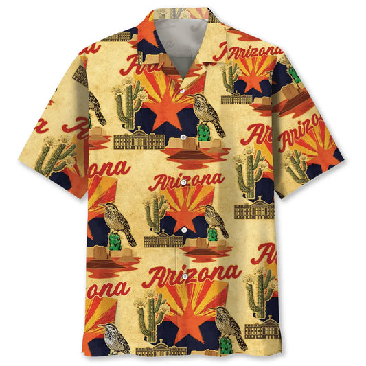 Hawaiian Shirt / Adults / S Arizona Proud Desert Hawaiian Shirt