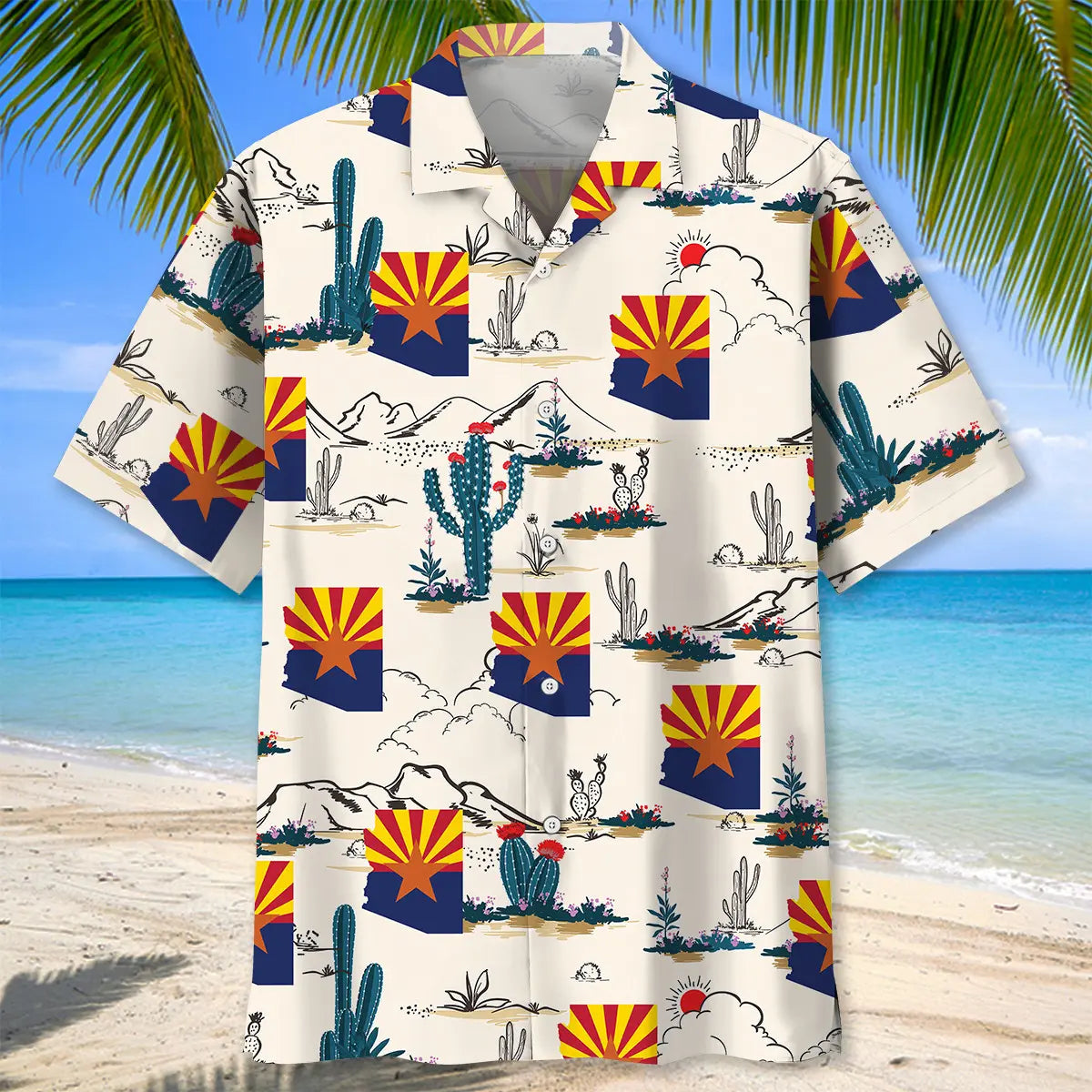 Arizona State Desert Hawaiian Shirt