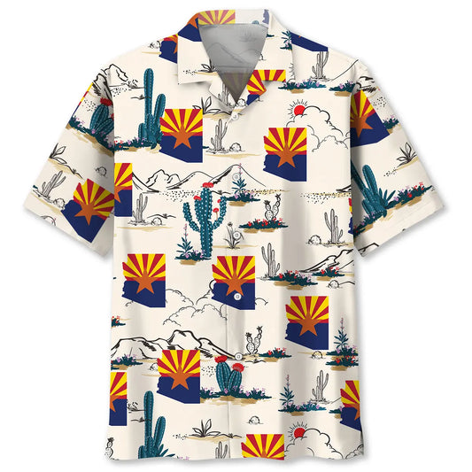 Hawaiian Shirt / Adults / S Arizona State Desert Hawaiian Shirt