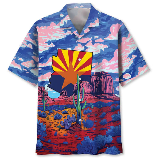 Hawaiian Shirt / Adults / S Arizona State The Red Mountain Hawaiian Shirt
