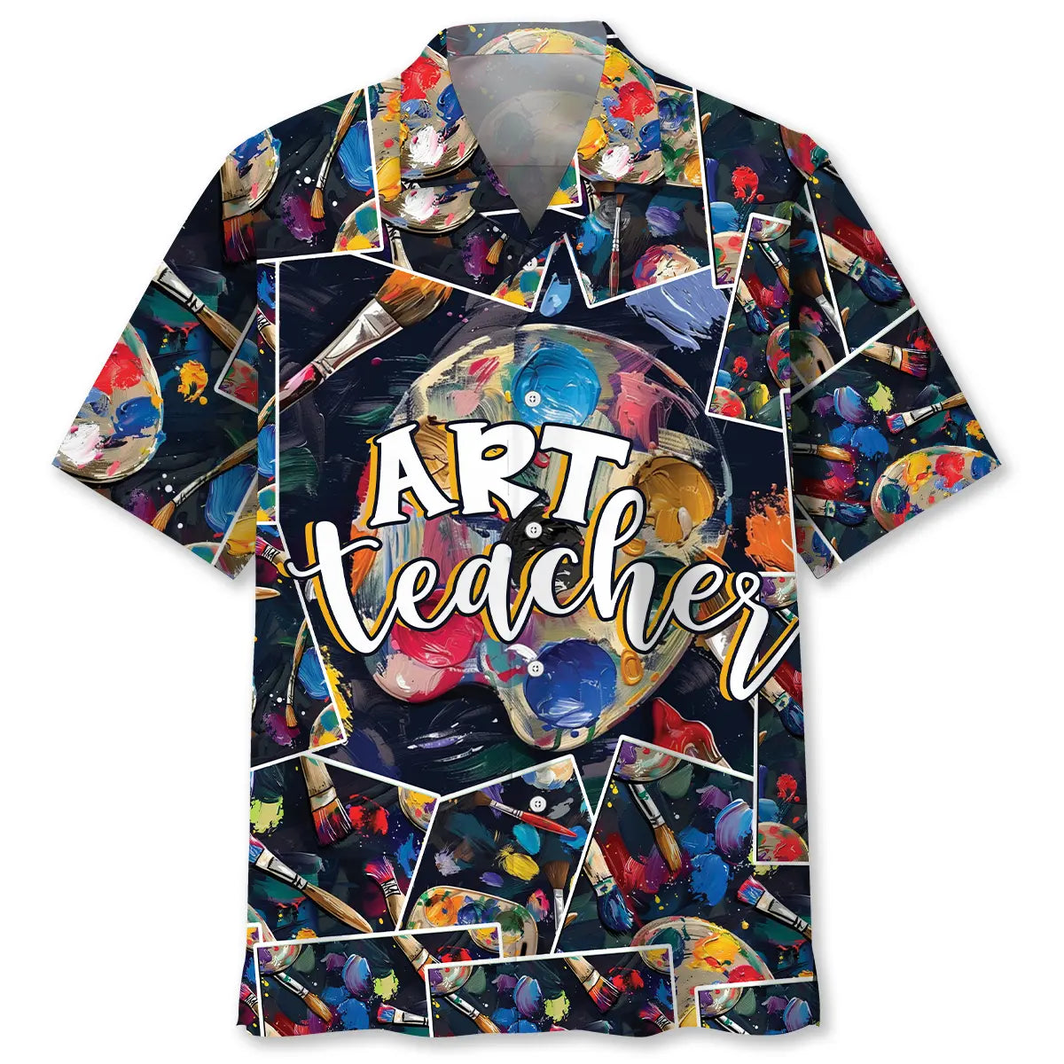 Hawaiian Shirt / Adults / S Art Teacher Hawaiian Shirt