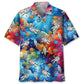 Hawaiian Shirt / Adults / S Astronaut In Universe Hawaiian Shirt