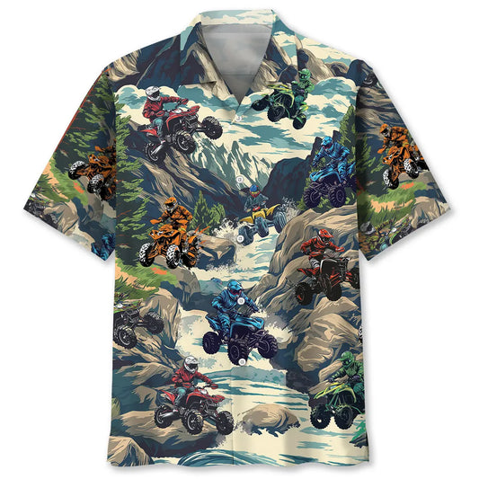 Hawaiian Shirt / Adults / S ATV Motocross Rocky Mountain Hawaiian Shirt