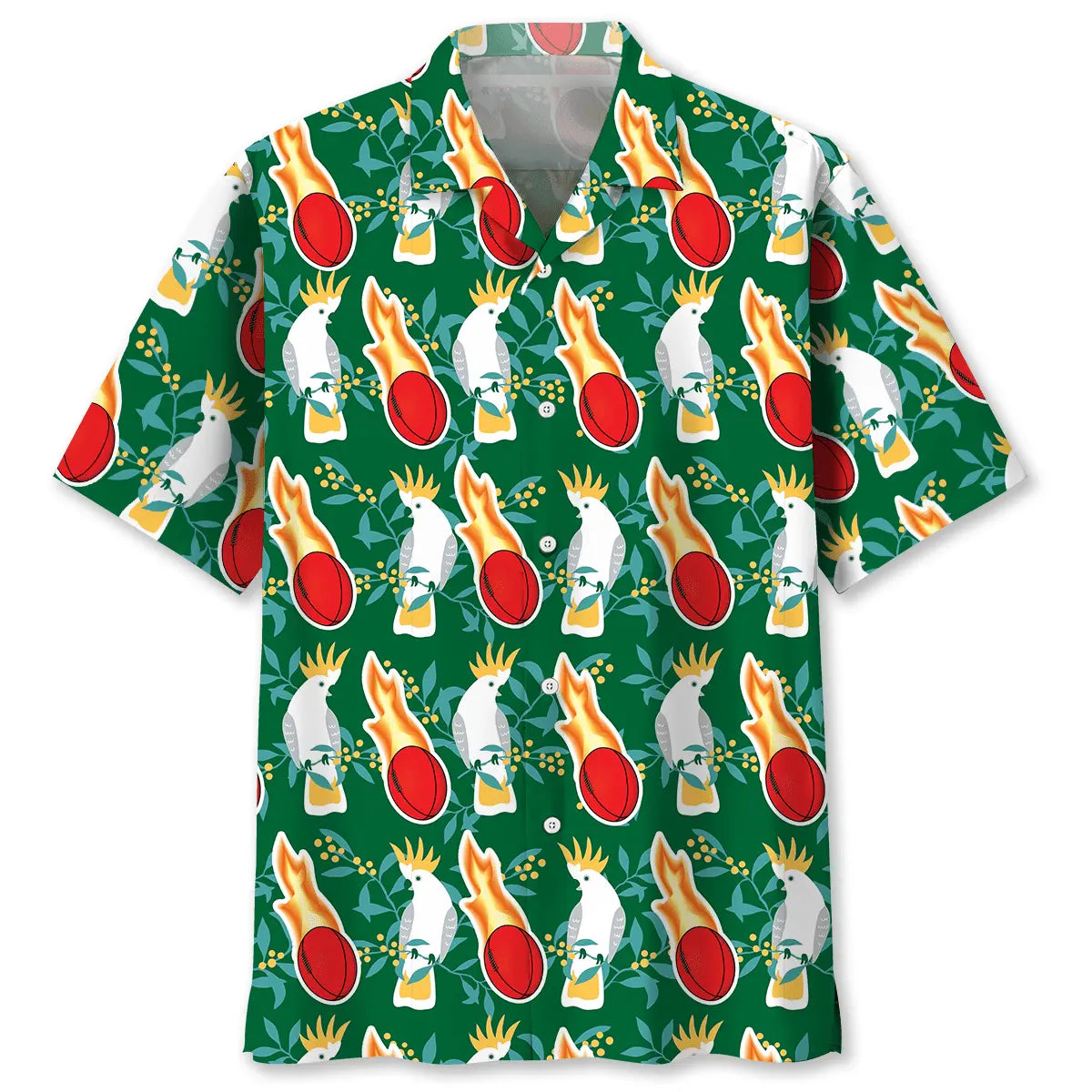 Hawaiian Shirt / Adults / S Aussie Football Lover Hawaiian Shirt
