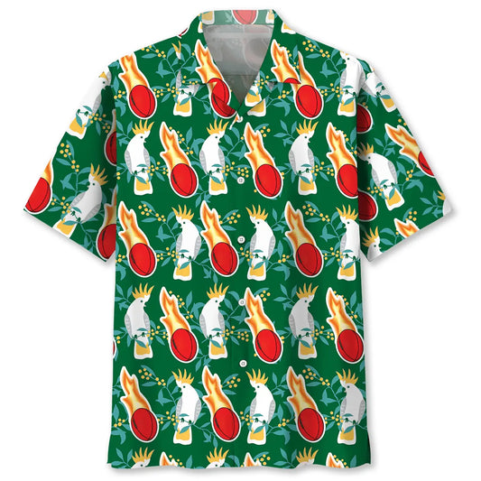 Hawaiian Shirt / Adults / S Aussie Football Lover Hawaiian Shirt