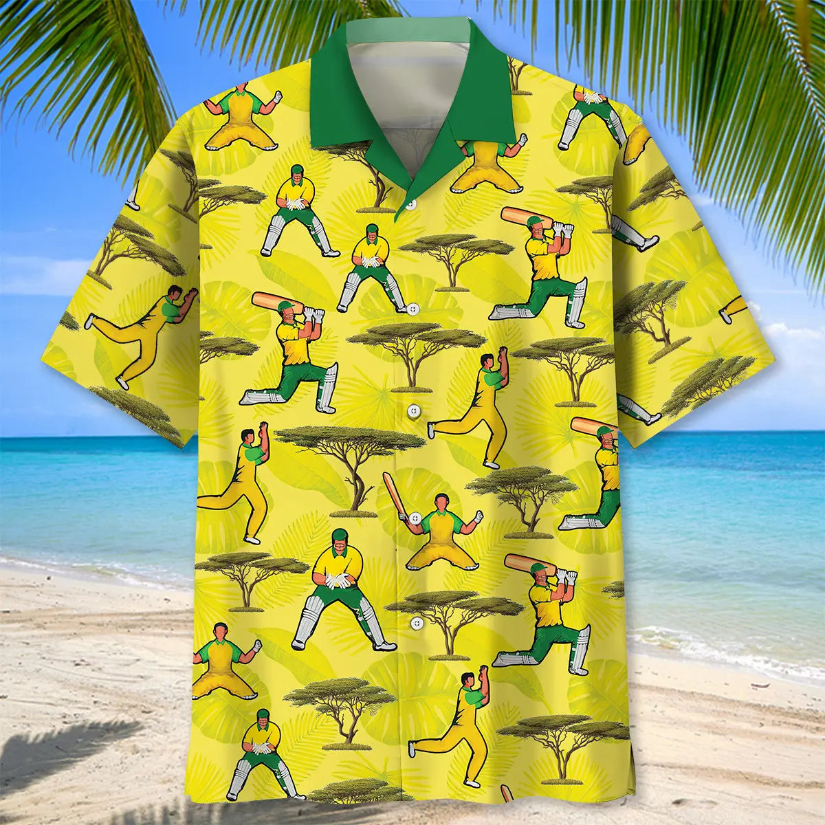 Australian Pride Cricket Hawaiian Shirt