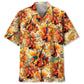 Autumn Leaves Violin Hawaiian Shirt